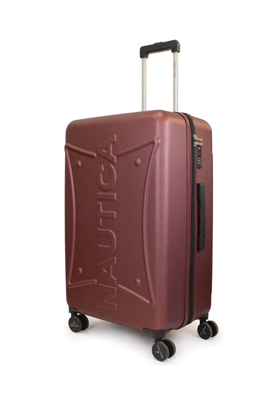 Maleta grande Nautica Crown L 23kg burdeo-3