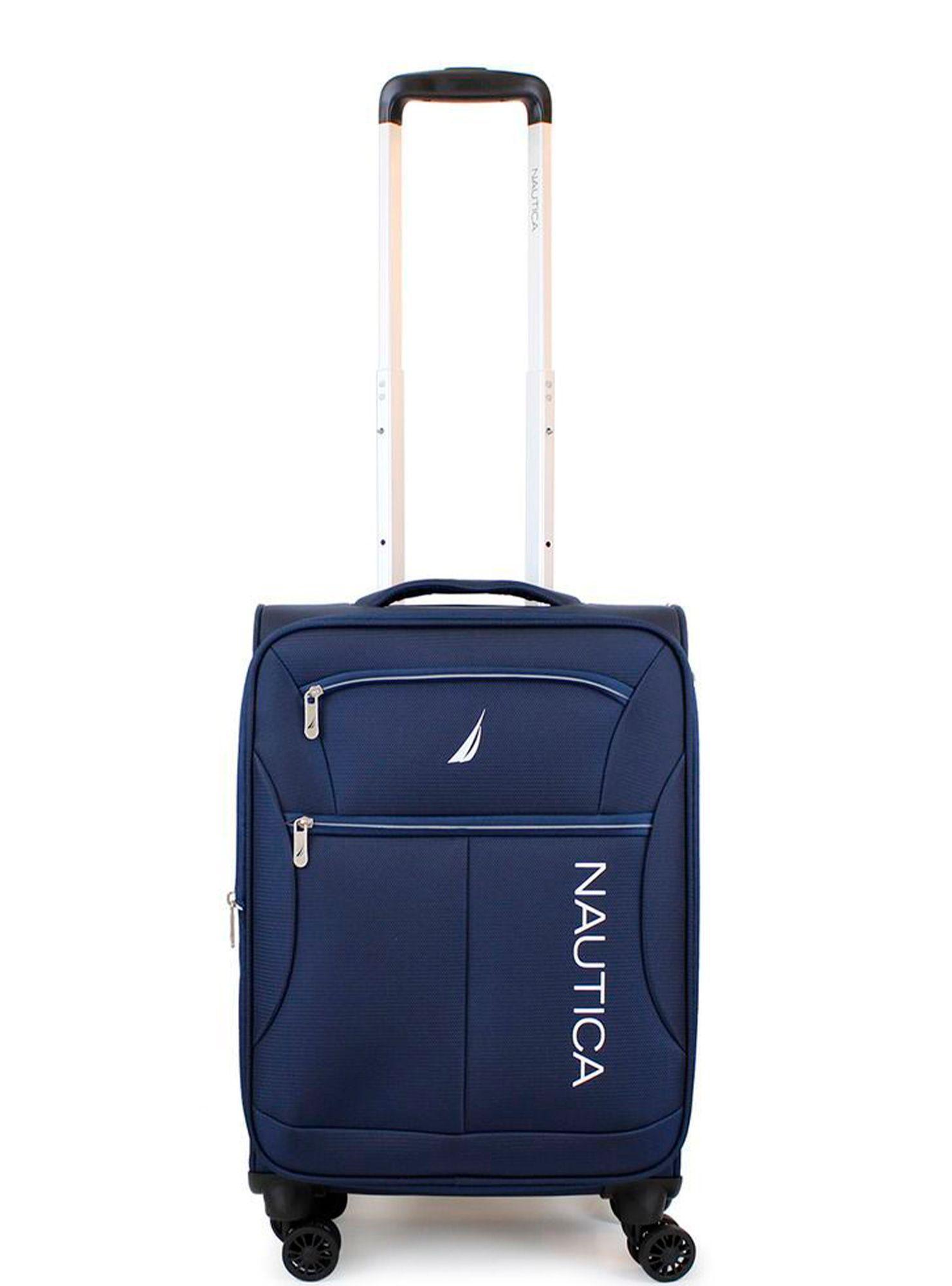 Maleta blanda de tela S de cabina Naútica Valencia 10kg azul-0