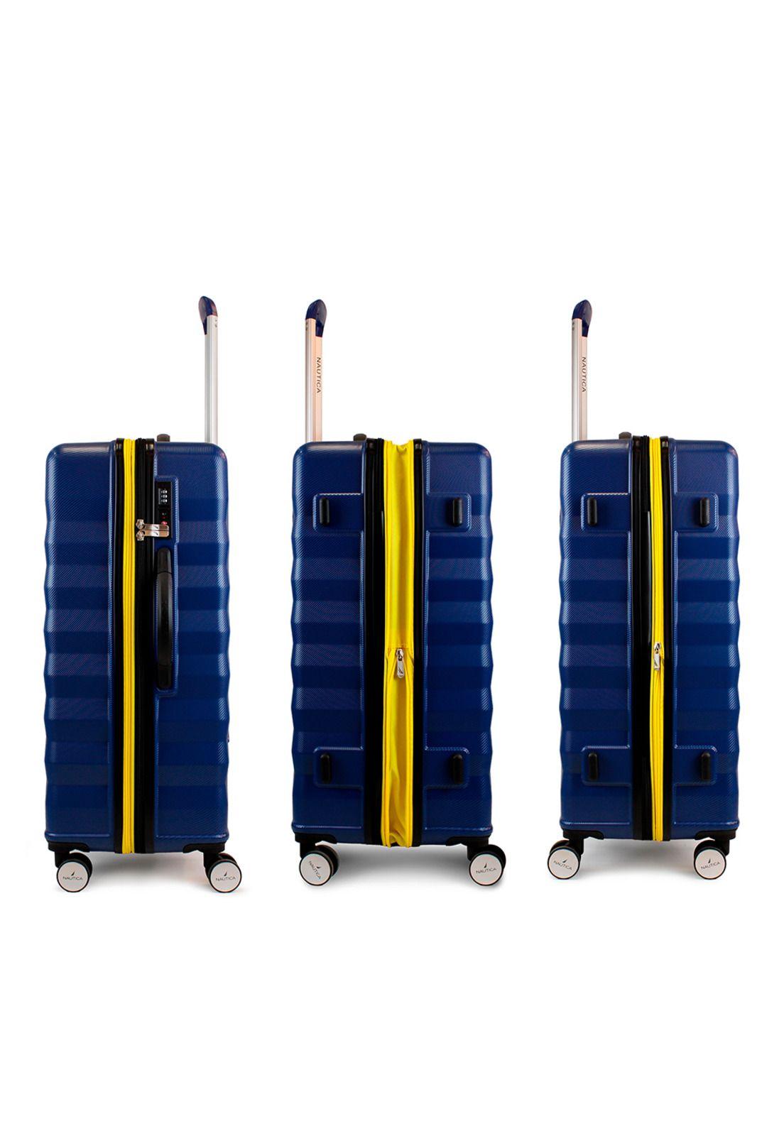 Pack 2 maletas Nautica M+L Polonia 20kg y 23kg azul-5