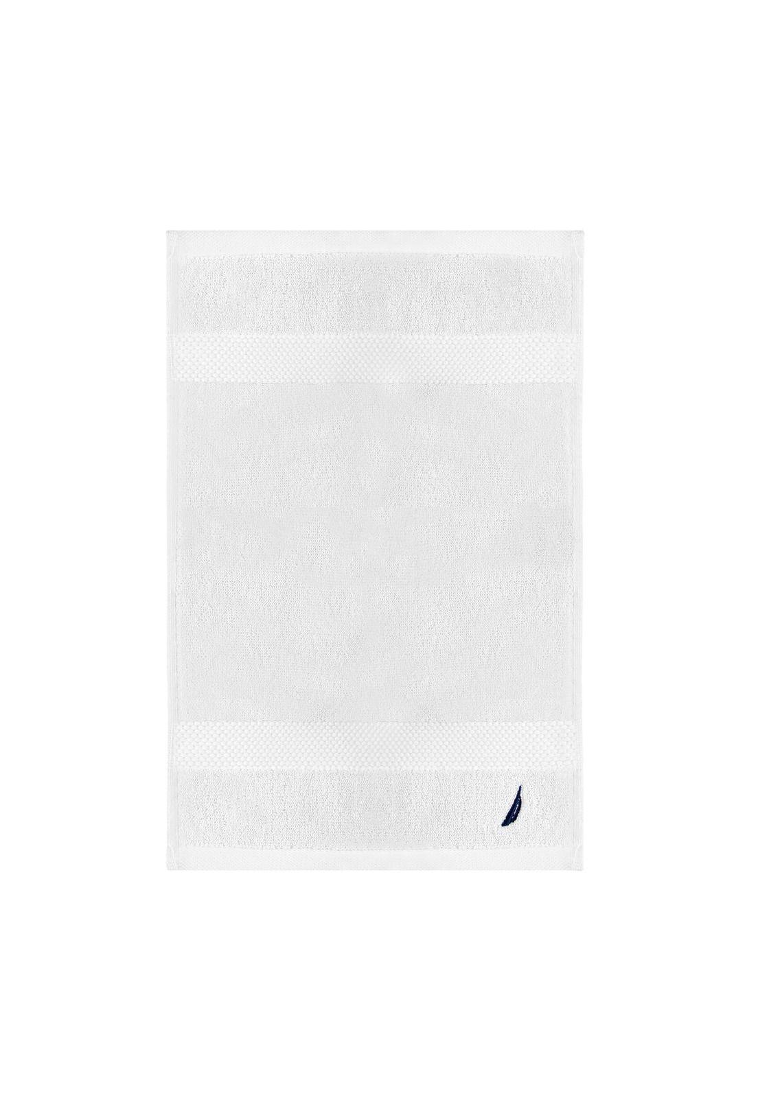 Set 2 Toallas Nautica HEAVEN Cara+mano 100% algodón alta calidad blanco-6