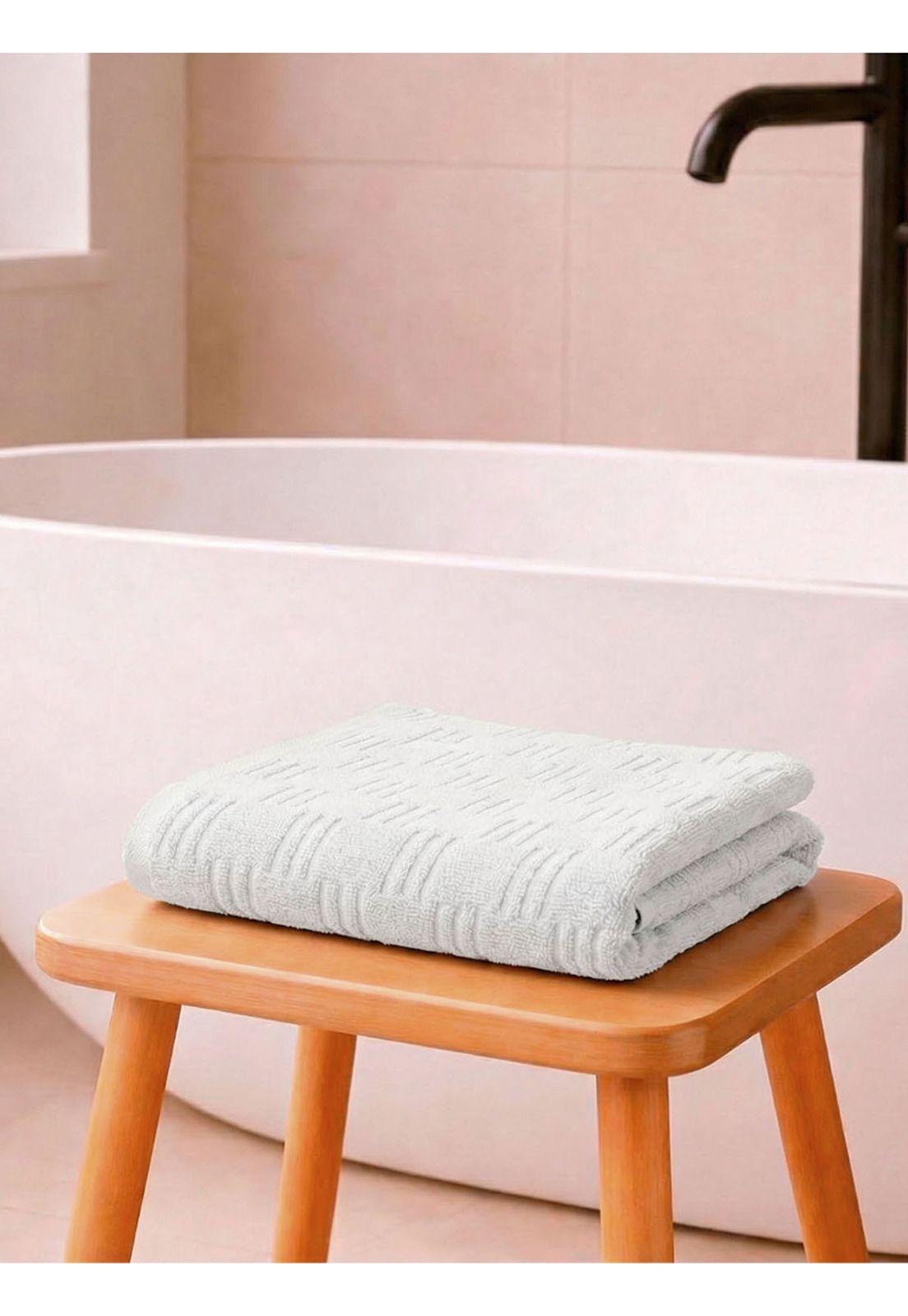 Toalla de Baño Cuerpo SAVOY Nautica Home 76x137cm 100% algodón ultra suave gris-0