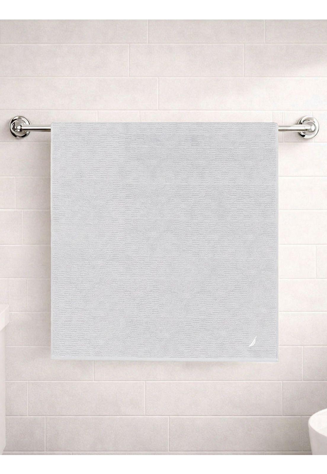 Toalla de Baño Cuerpo SAVOY Nautica Home 76x137cm 100% algodón ultra suave gris-5