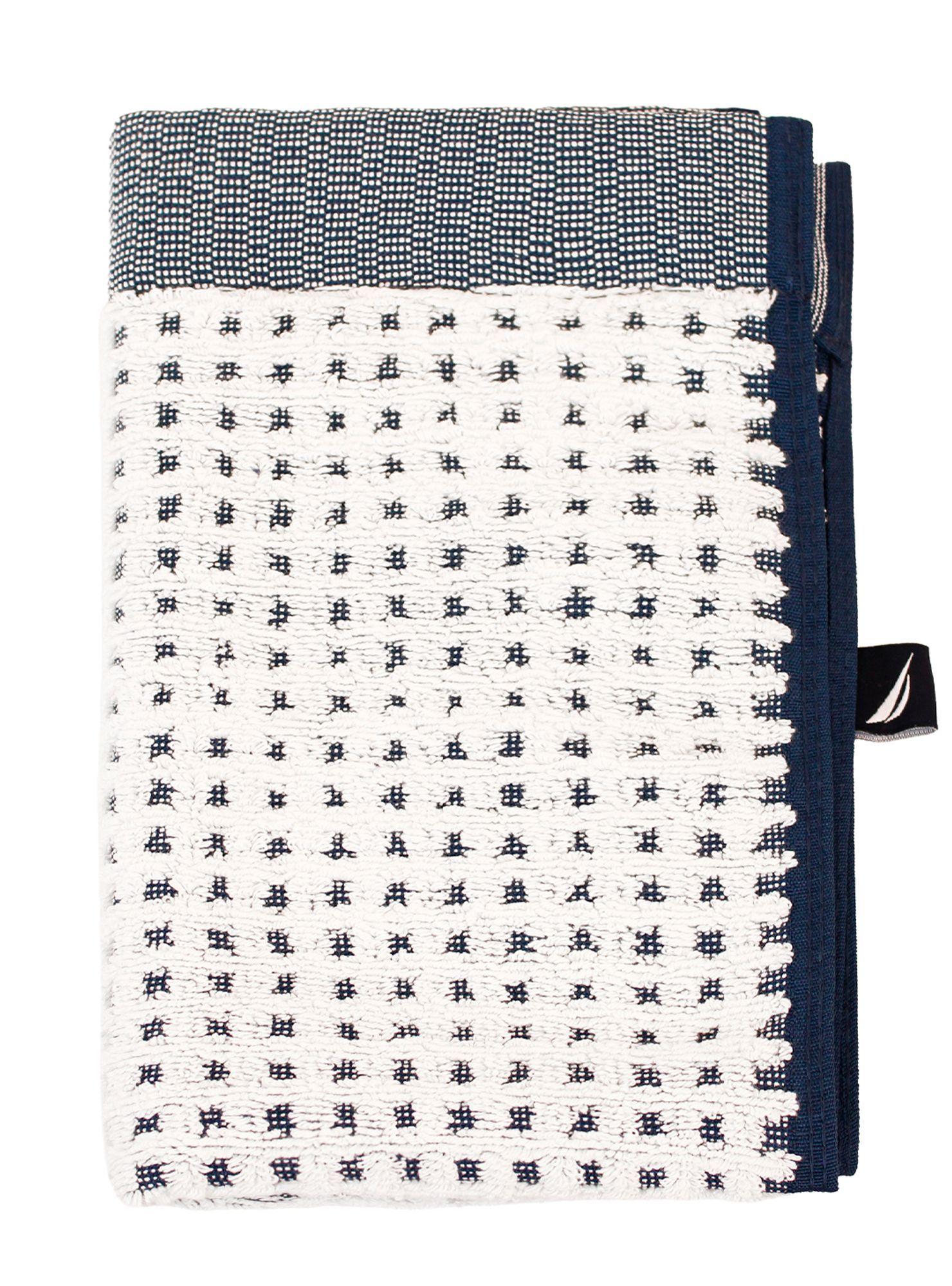 Toalla de cara MARA Nautica Home 30x50cm blanca-azul-2
