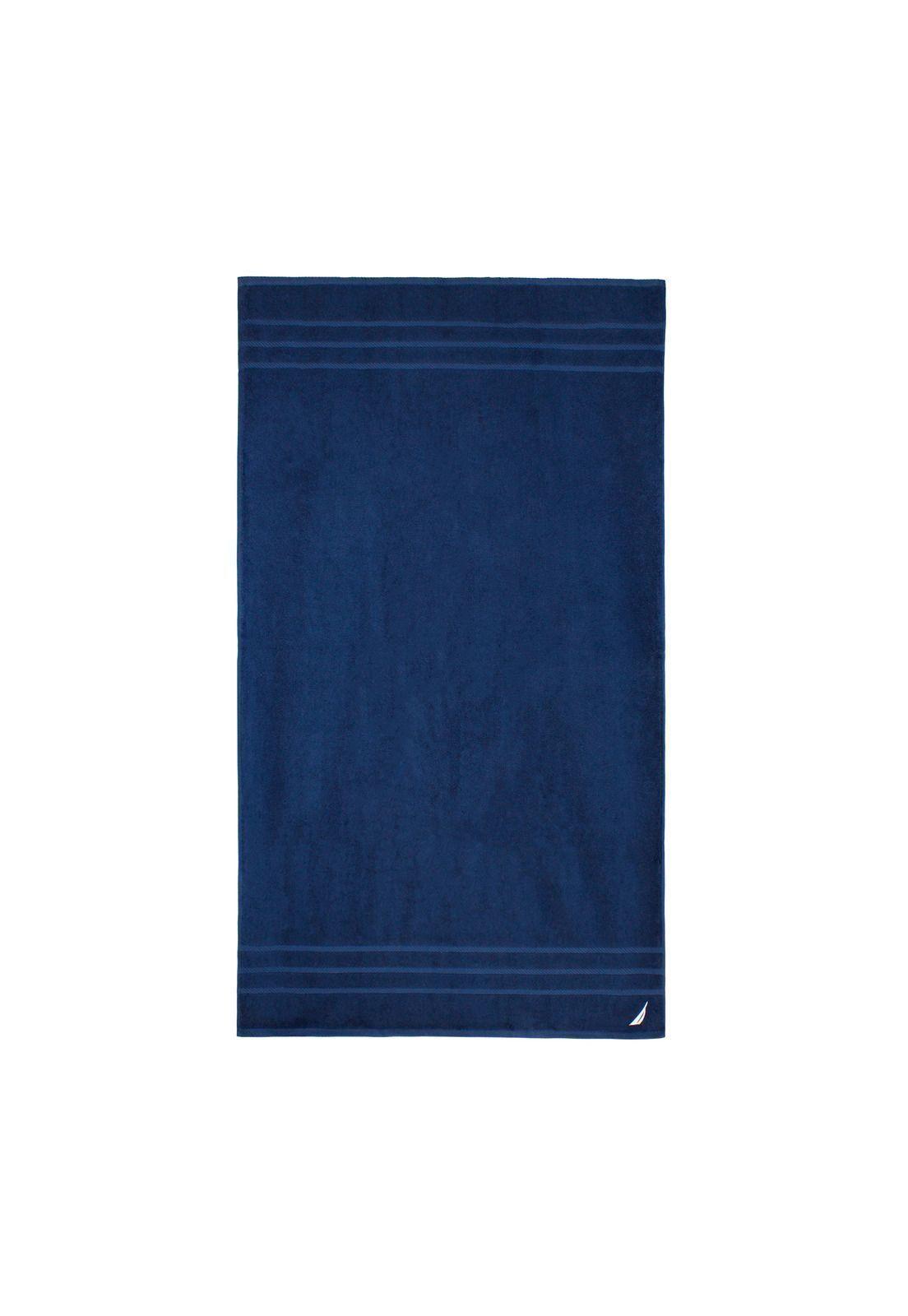 Set 3 Toallas Nautica SIGNATURE Cara+cuerpo+piso 100% algodón azul marino-5