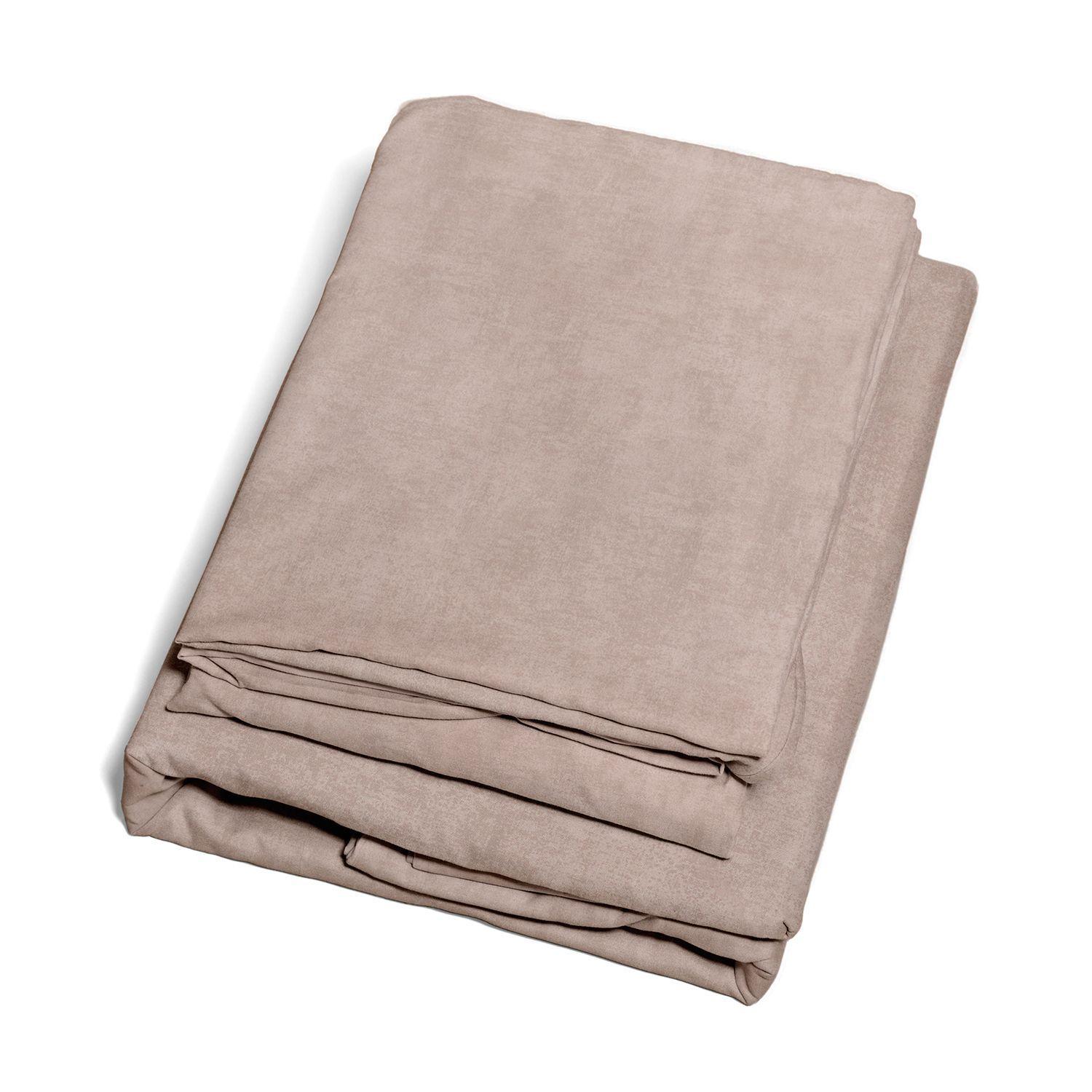 Juego de sábanas Nautica 4 piezas microfibra 2 plazas café claro-4