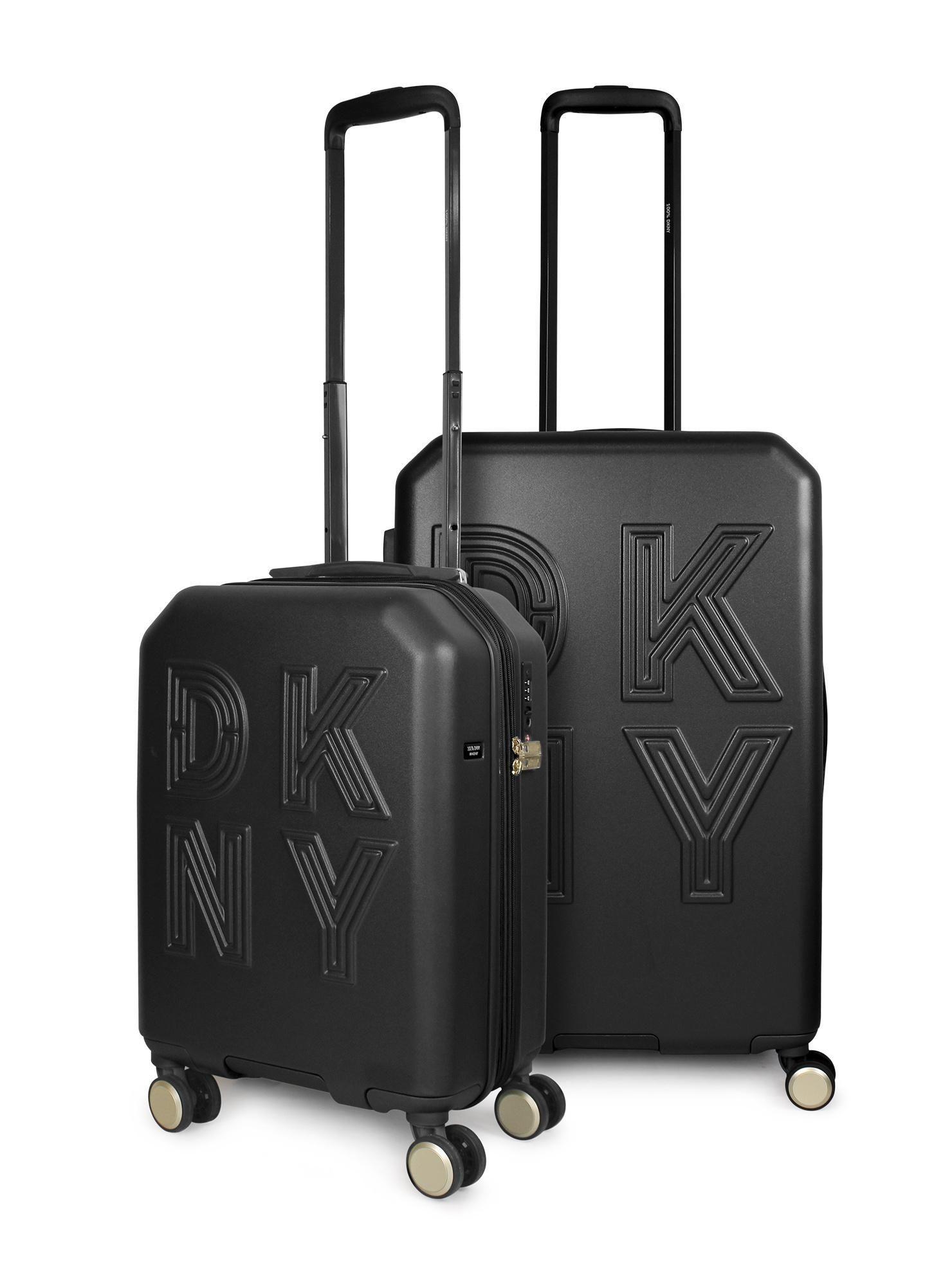 Pack 2 maletas S+M Lucerna Donna Karan Negro-3