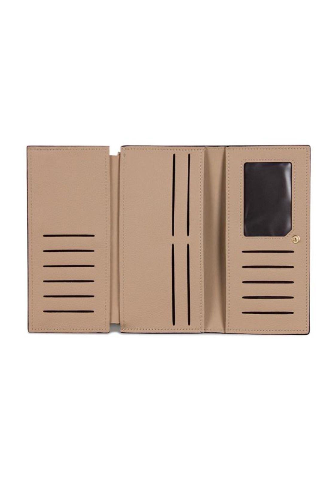Billetera mujer Delia taupe Carven-2