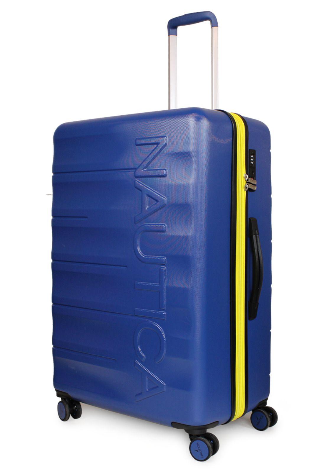 Set 3 Maletas Ibiza S+M+L azul + Organizador azul Nautica-2