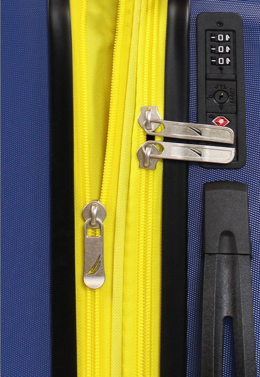 Set 3 Maletas Ibiza S+M+L azul + Organizador azul Nautica-5