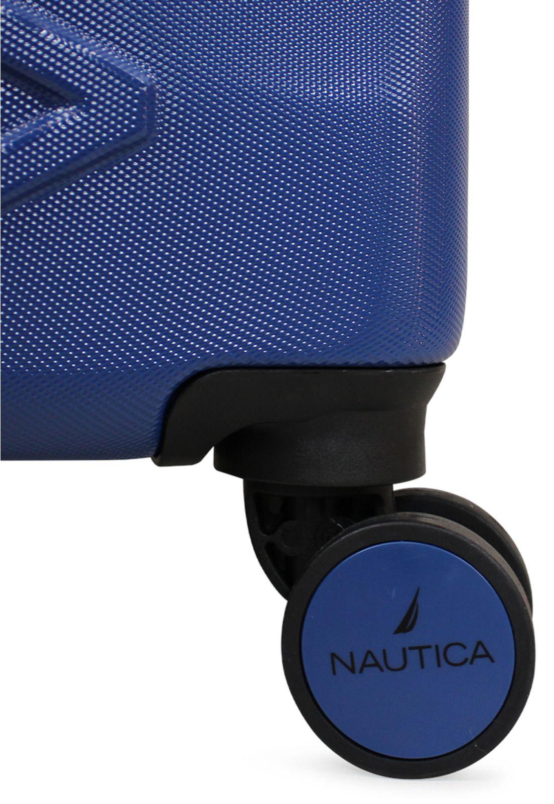 Set 3 Maletas Ibiza S+M+L azul + Organizador azul Nautica-6