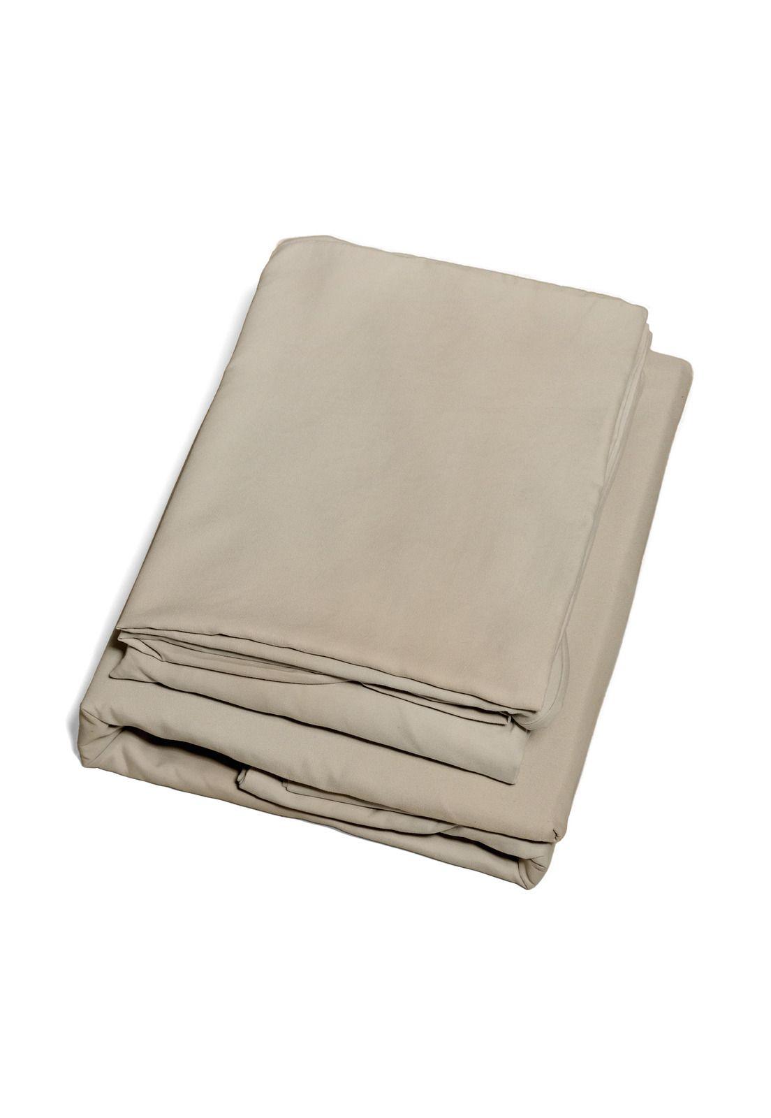 Juego de sábanas Nautica 4 piezas microfibra king beige-2