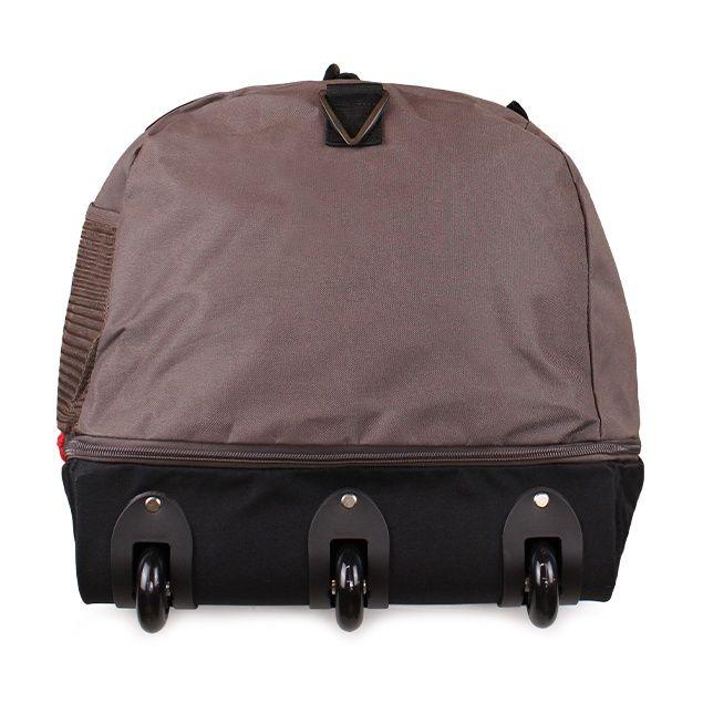 Bolso con ruedas enrollable Coloso Brown - Negro-3