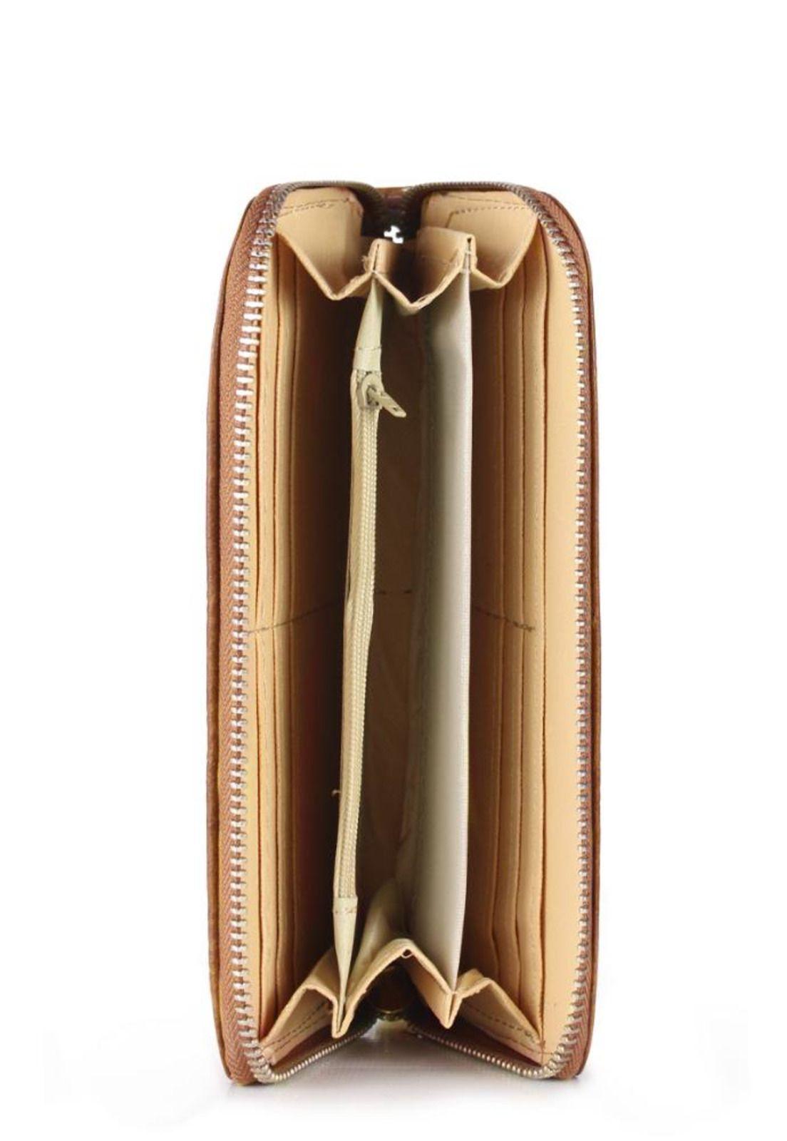 Billetera de mujer Camelia camel Carven-2