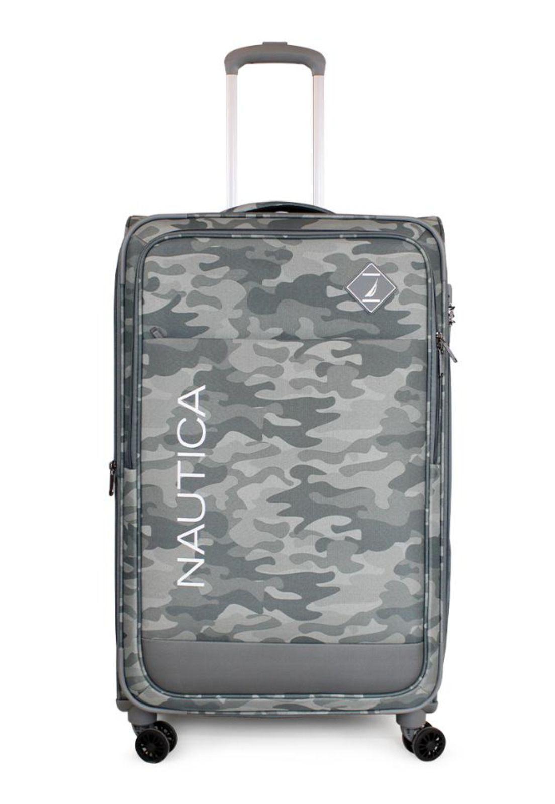 Set 3 maletas blandas de tela Barham S+M+L gris Nautica-5