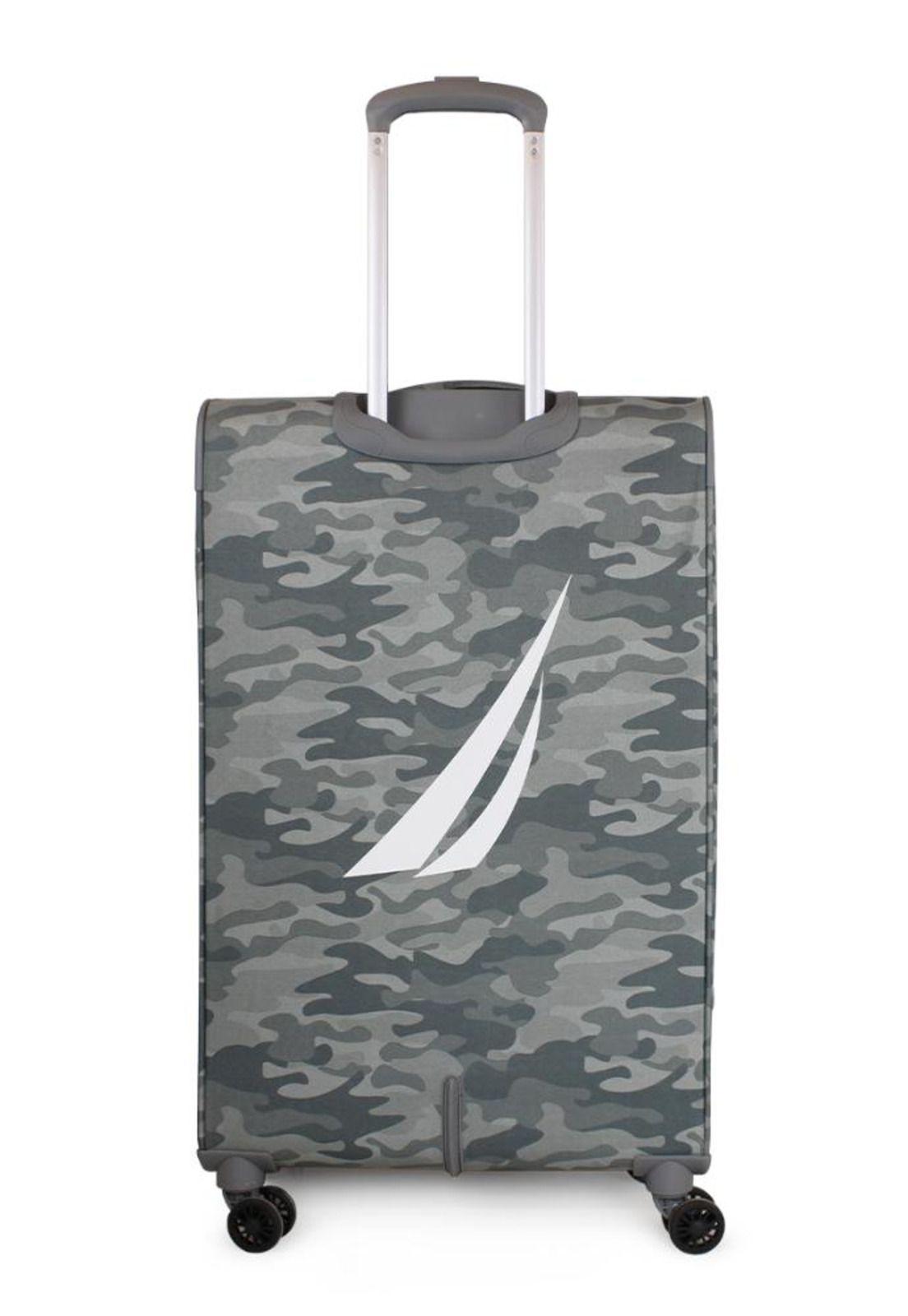 Set 3 maletas blandas de tela Barham S+M+L gris Nautica-8