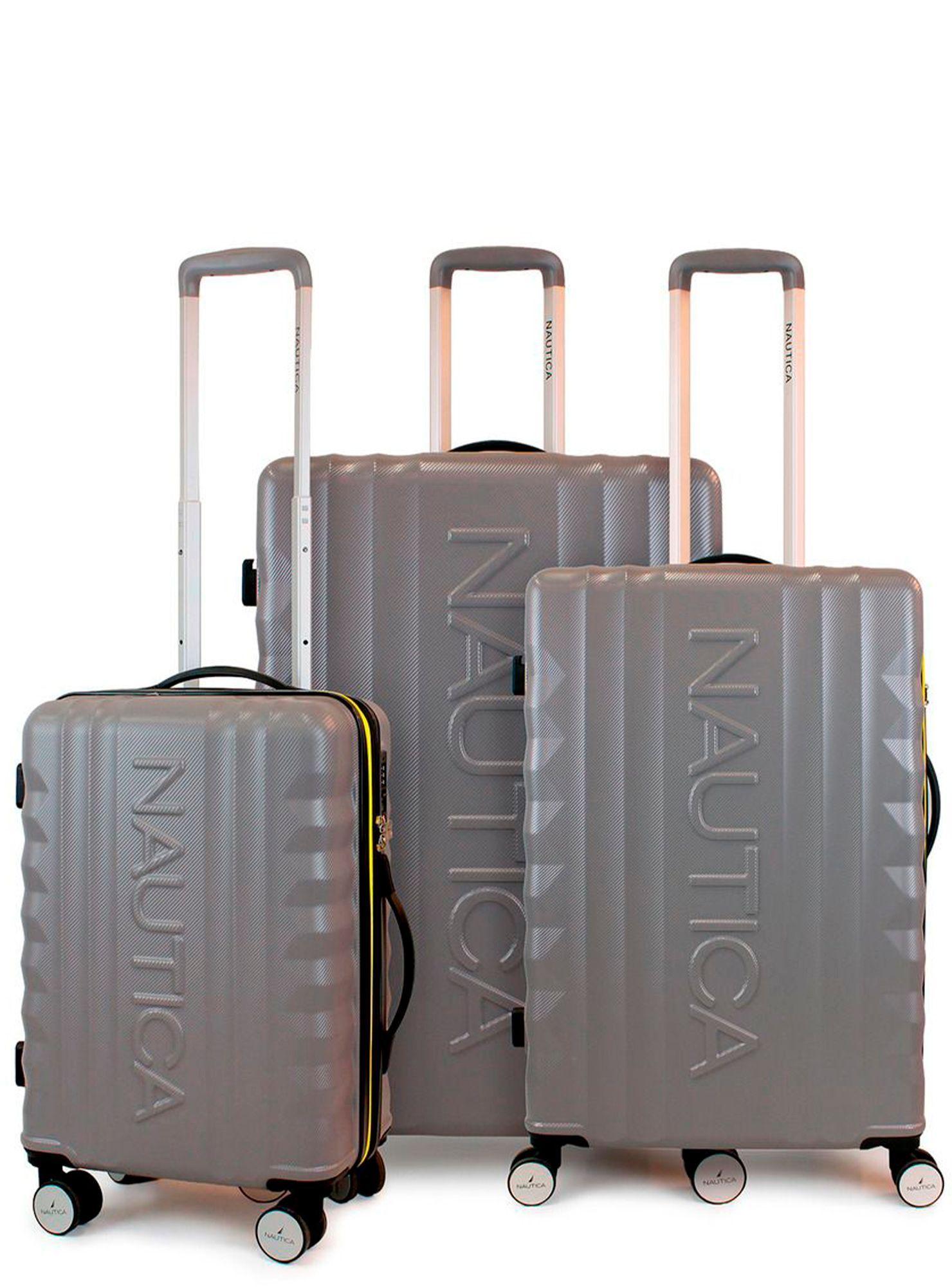 Set de 3 maletas S+M+Nautica Polonia gris-0