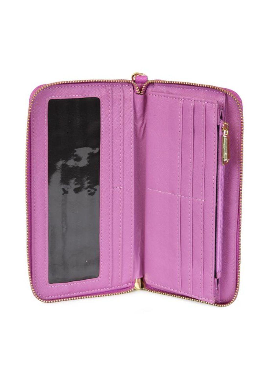 Billetera mujer Jaeda rosada Kenneth Cole-3