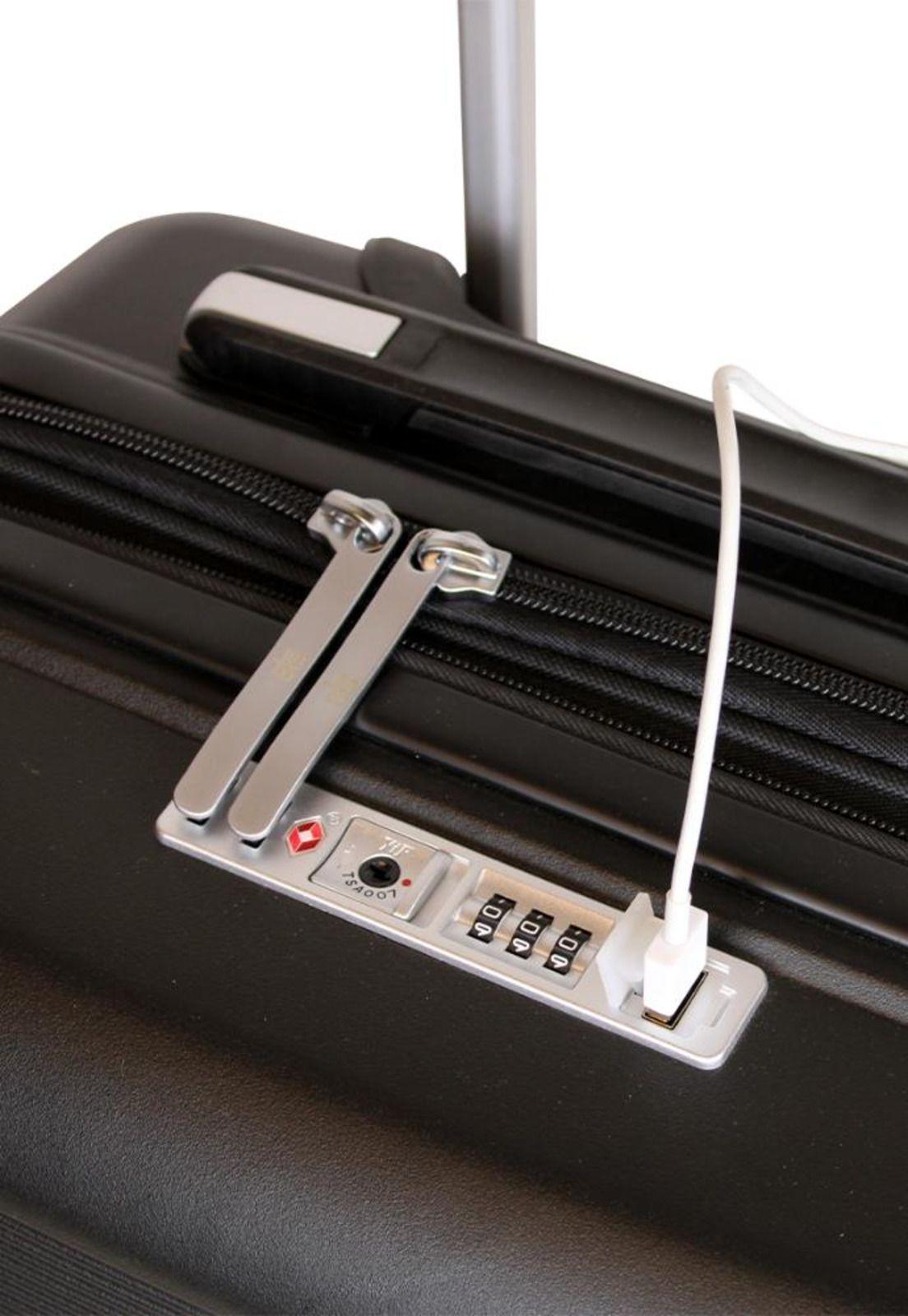 Pack 2 Maletas Xpos cabina+Mediana Negra Swiss Bag-1