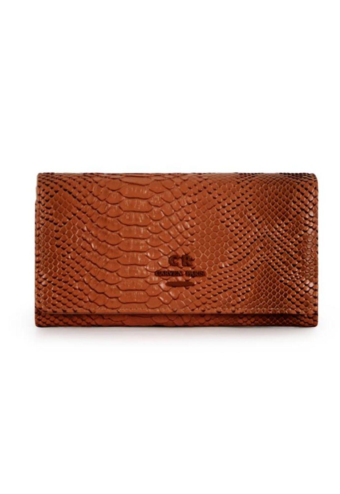 Billetera mujer Alda Serpent whisky Carven-3