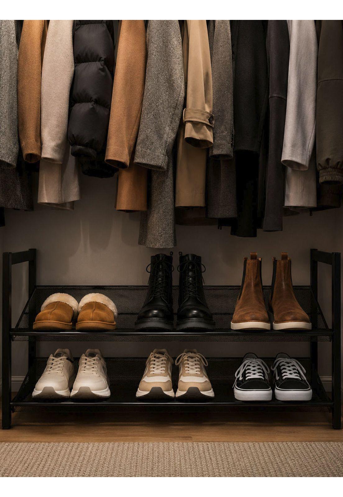 Organizador de Zapatos 2 Niveles Multifuncional Nautica Home-0