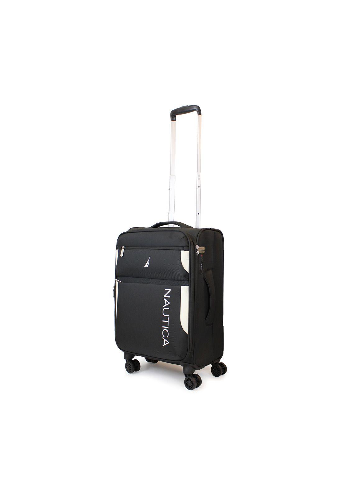 Maleta de tela S de cabina Nautica Marbella 10kg negra-5