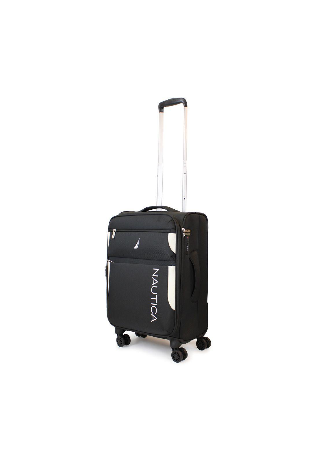 Maleta blanda de tela S de cabina Nautica Marbella 10kg negra-5