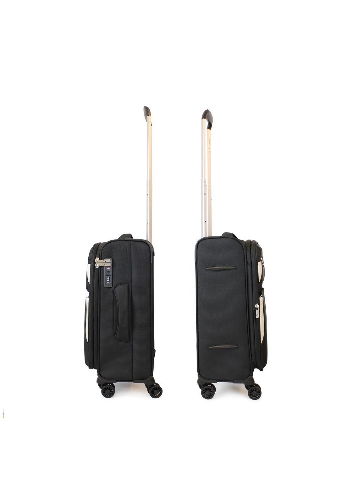 Maleta blanda de tela S de cabina Nautica Marbella 10kg negra-6