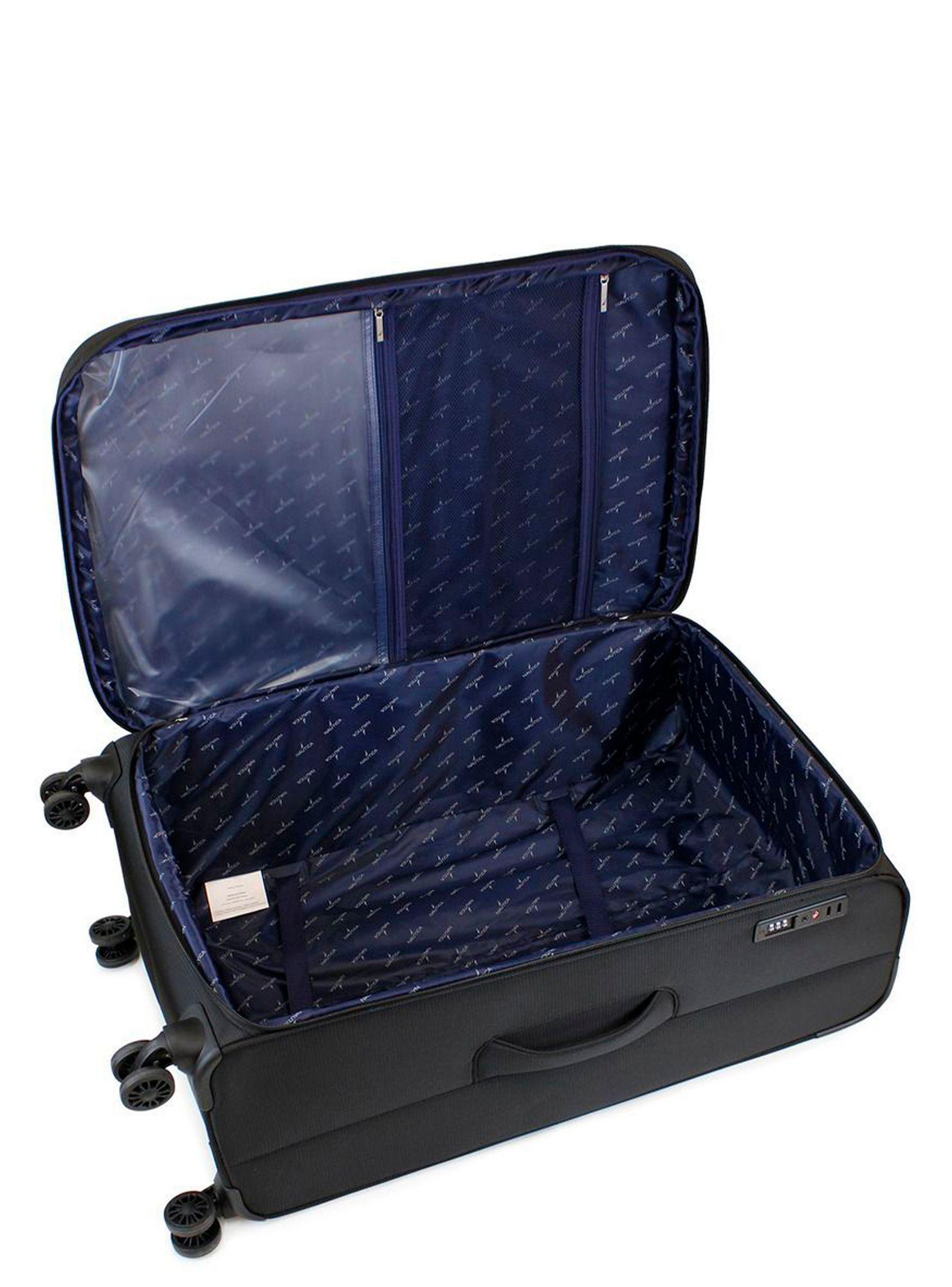 Maleta blanda de tela S de cabina Nautica Marbella 10kg negra-1
