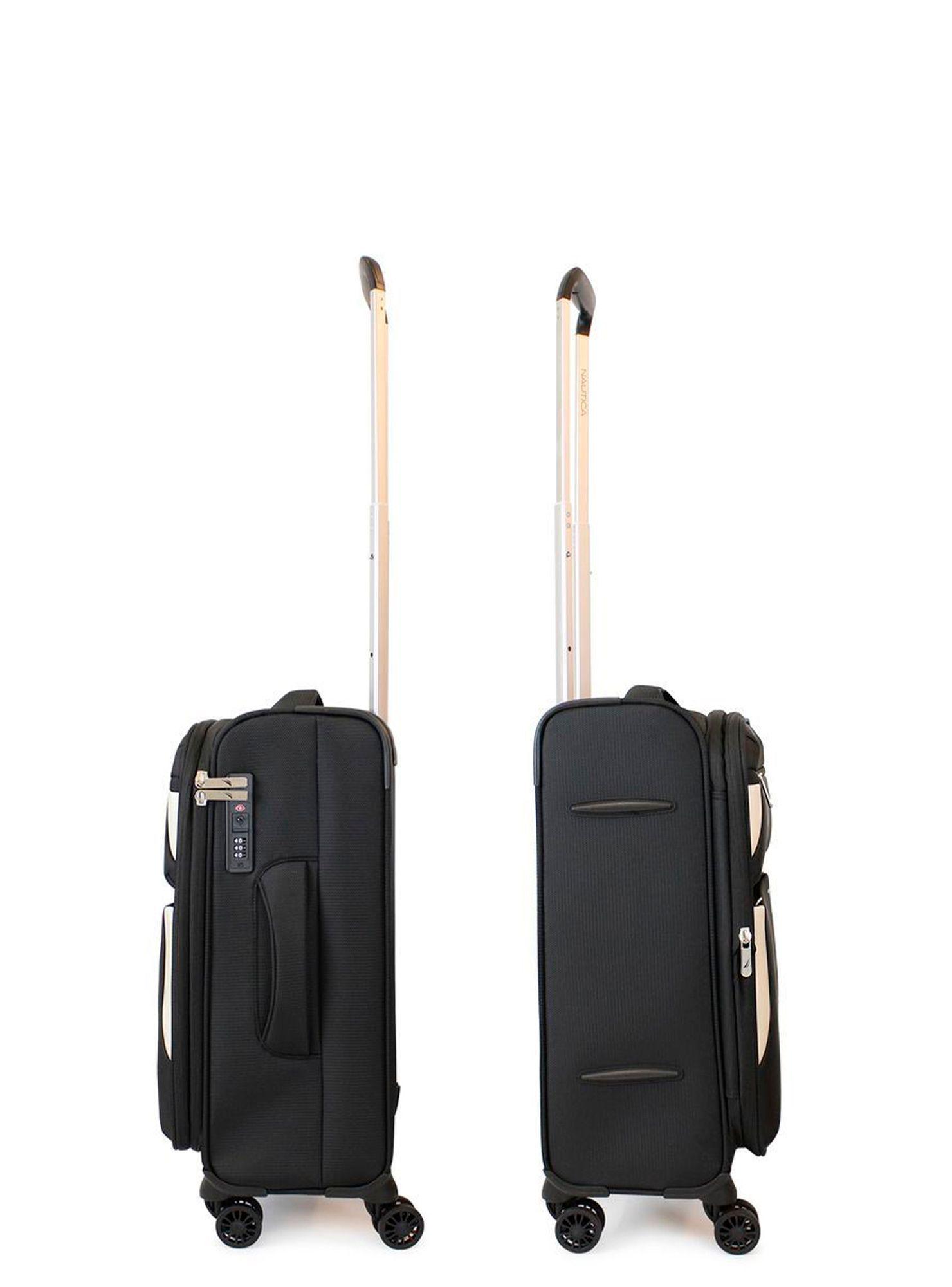 Maleta blanda de tela S de cabina Nautica Marbella 10kg negra-5
