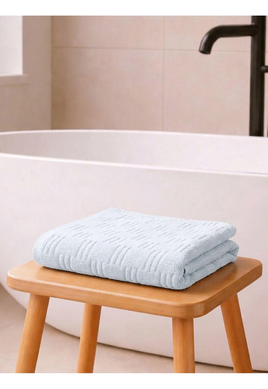 Toalla de Baño Cuerpo SAVOY Nautica Home 76x137cm 100% algodón ultra suave celeste-0