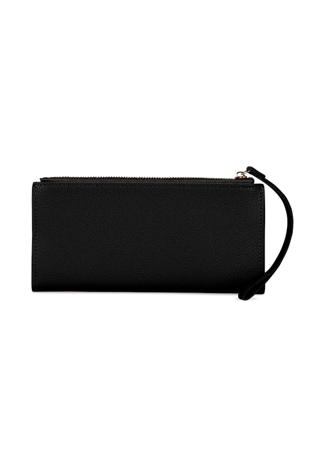 Pack Billetera Delia negra + Pañuelo Oni negro Carven-4