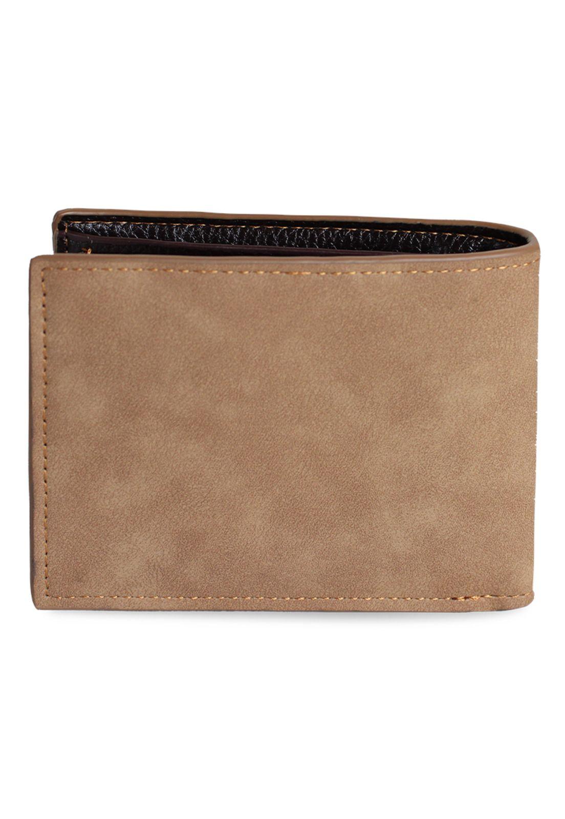 Billetera de hombre León café Carven Paris-3