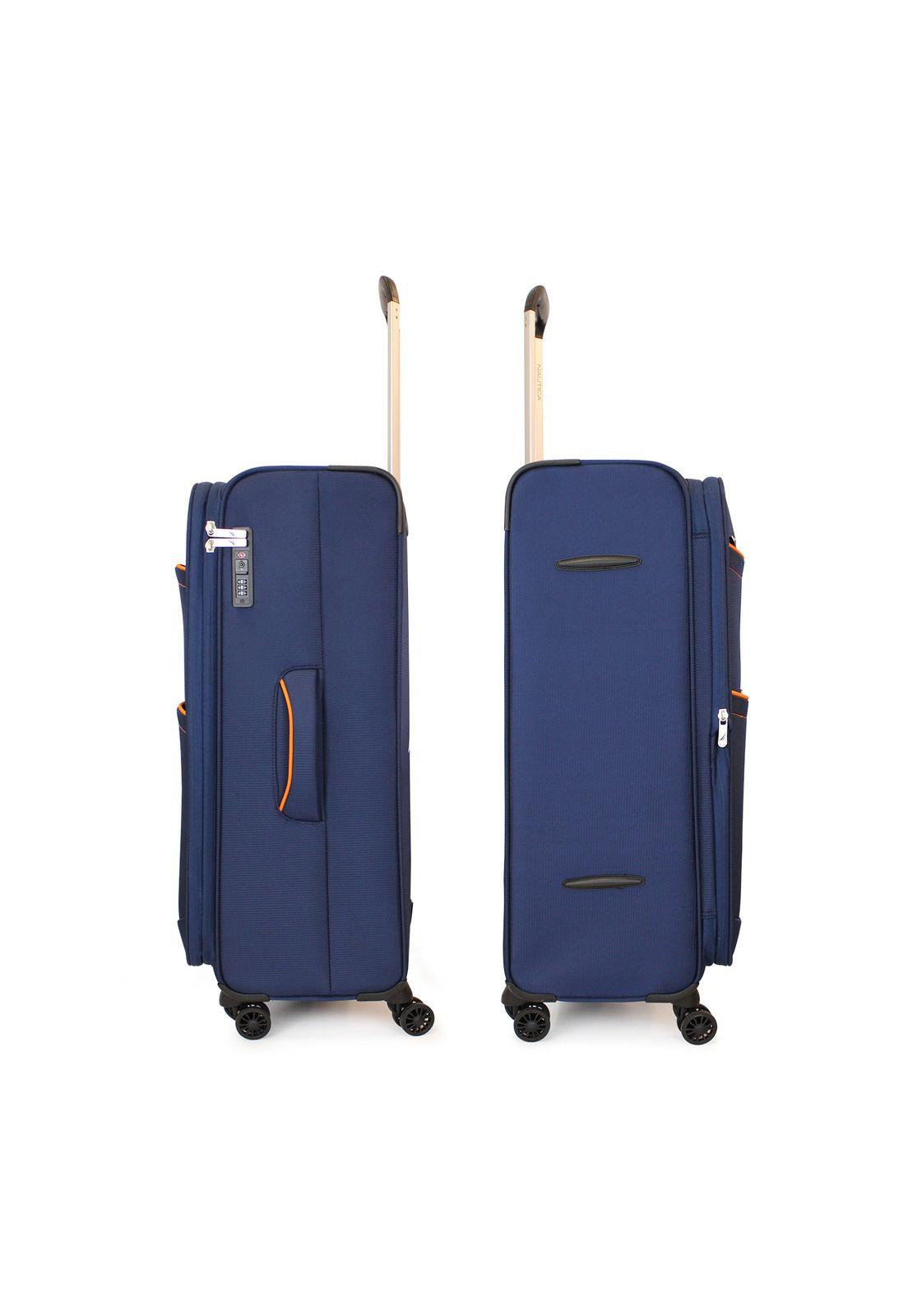 Set de 3 maletas de tela S+M+L Nautica Lisboa azul-6