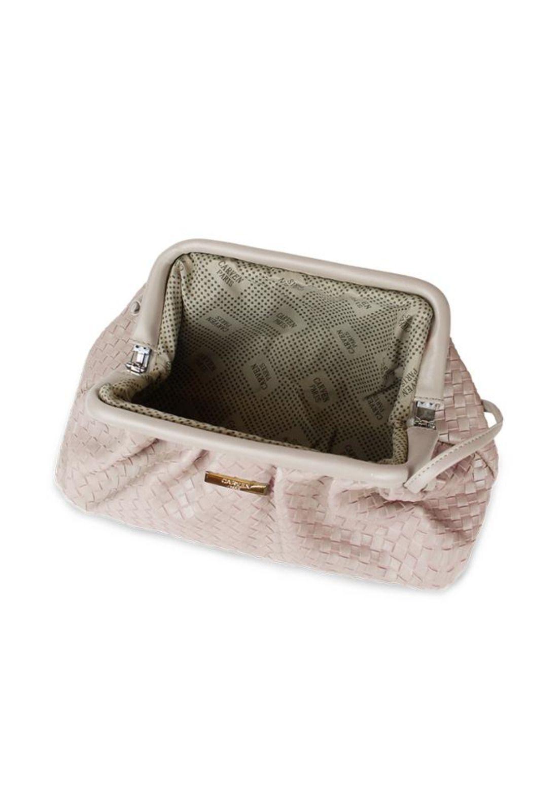 Cartera Freya mini beige Carven-2