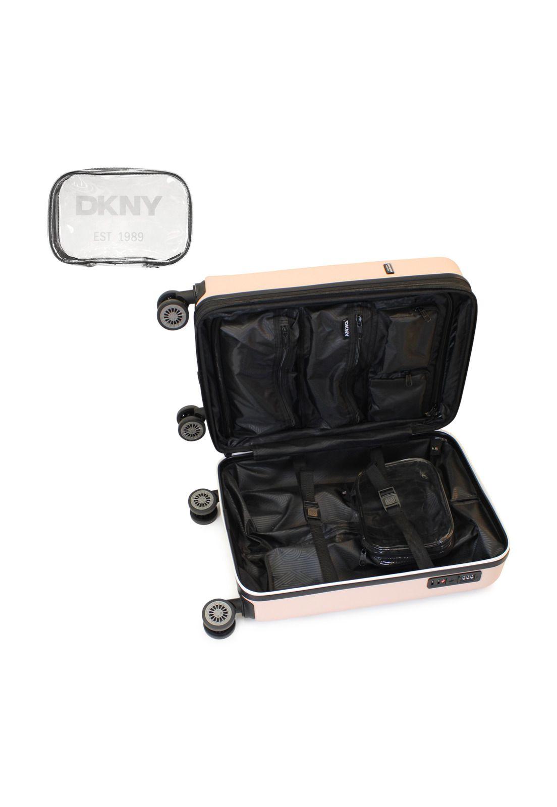 Maleta Donna Karan S de Cabina Luxe 10kg rosa DKNY-4