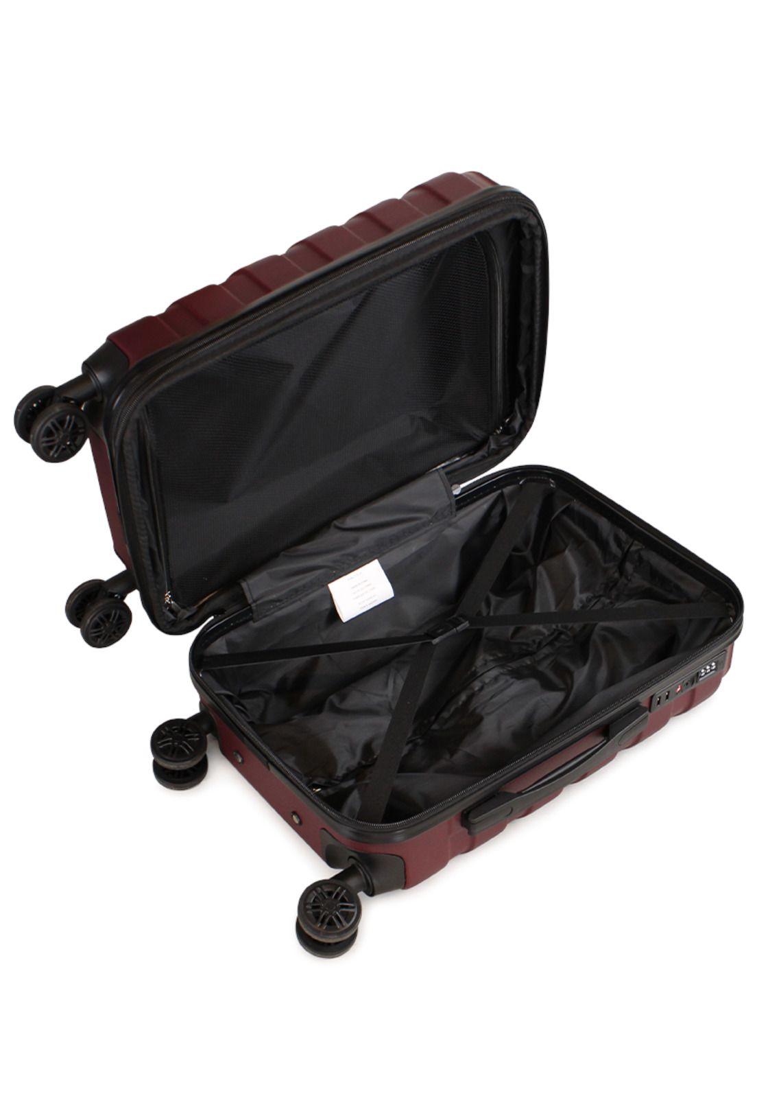 Maleta cabina Soho S 10kg burdeo Nautica-1