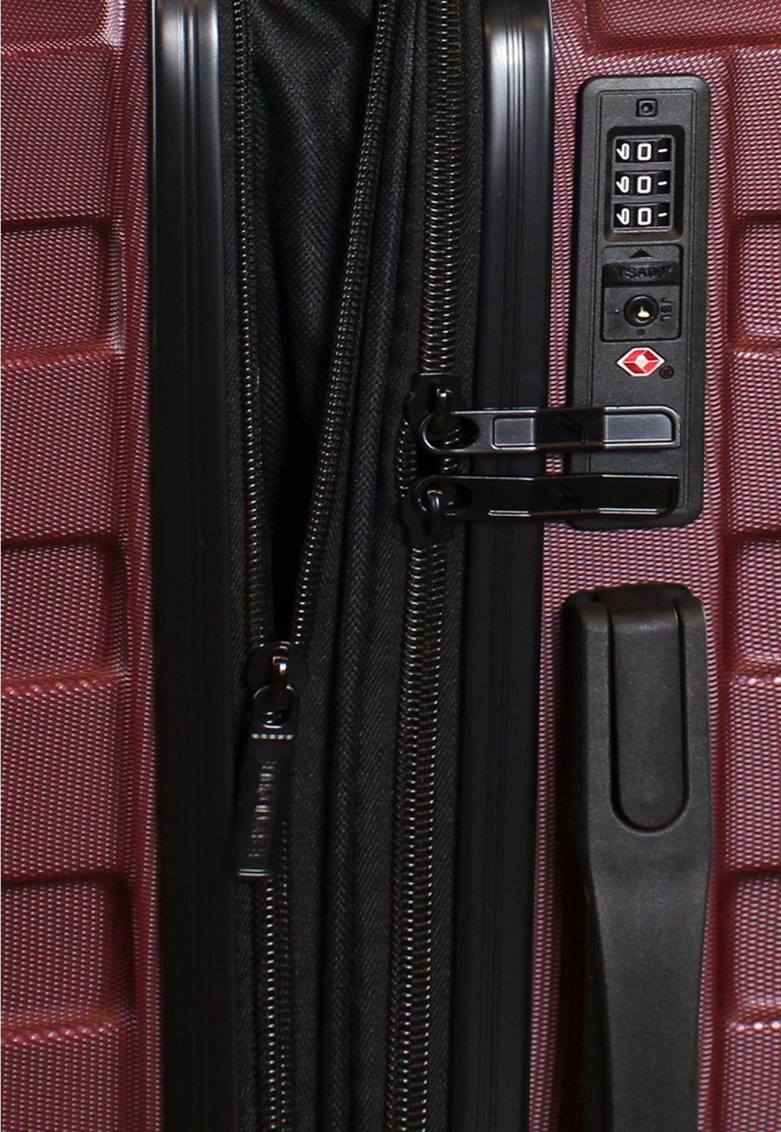 Maleta cabina Soho S 10kg burdeo Nautica-3