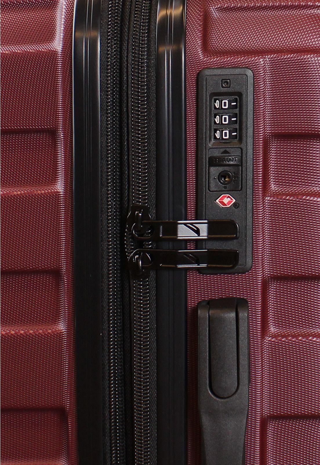 Maleta cabina Soho S 10kg burdeo Nautica-5