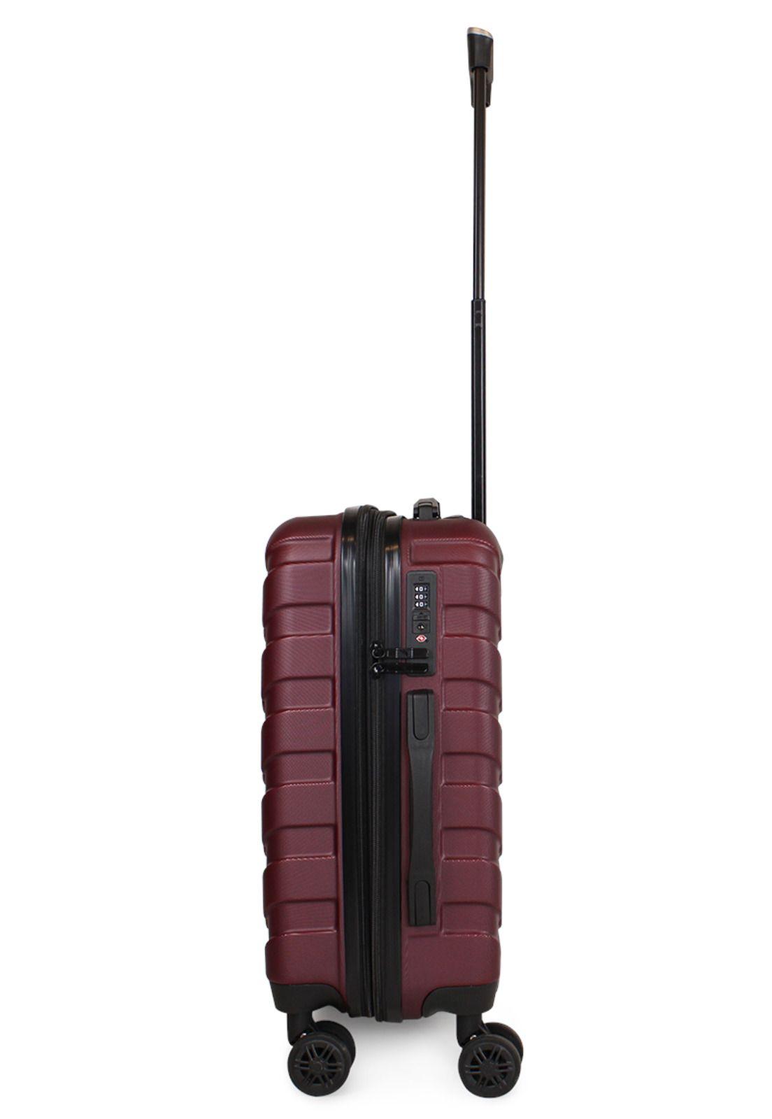 Maleta cabina Soho S 10kg burdeo Nautica-7