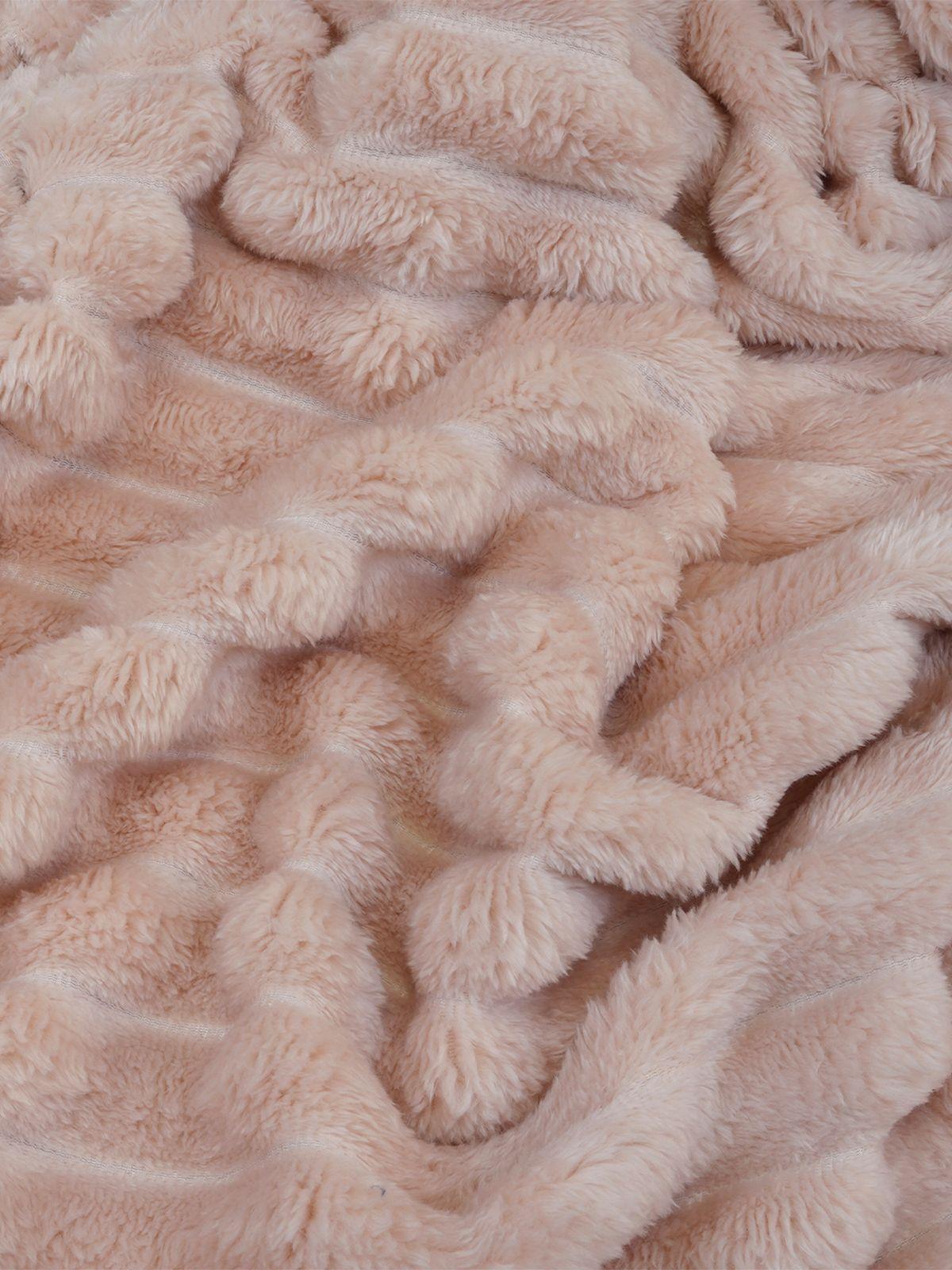 Pack 2 Mantas de cama Nautica Home Jacquard Franela ultrasuave 127x178cm rosa-2