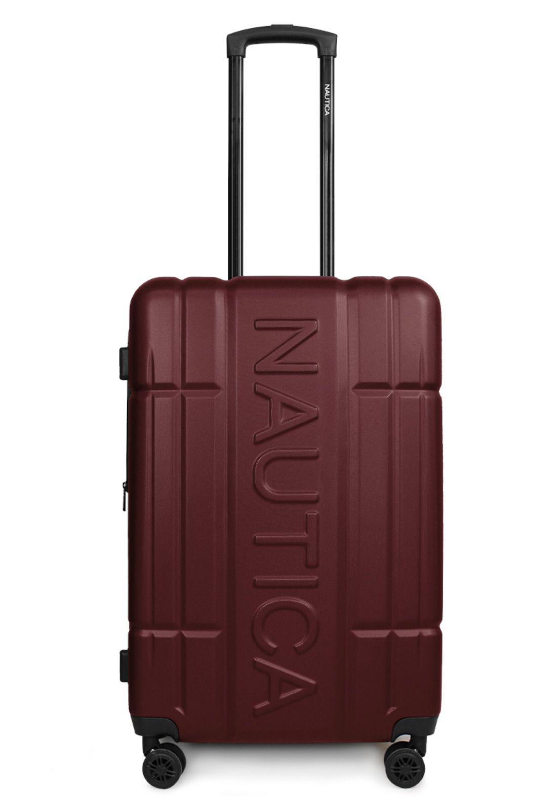 Maleta mediana Amsterdam M 20kg burdeo Nautica-0