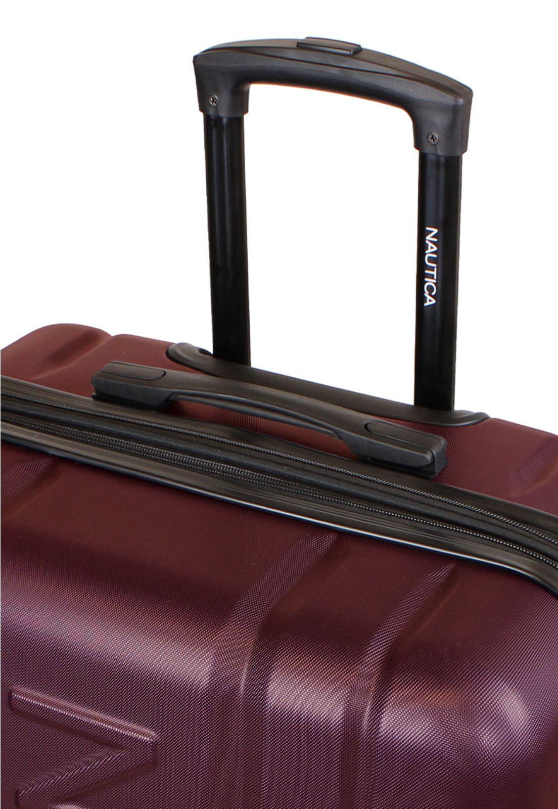 Maleta mediana Amsterdam M 20kg burdeo Nautica-2