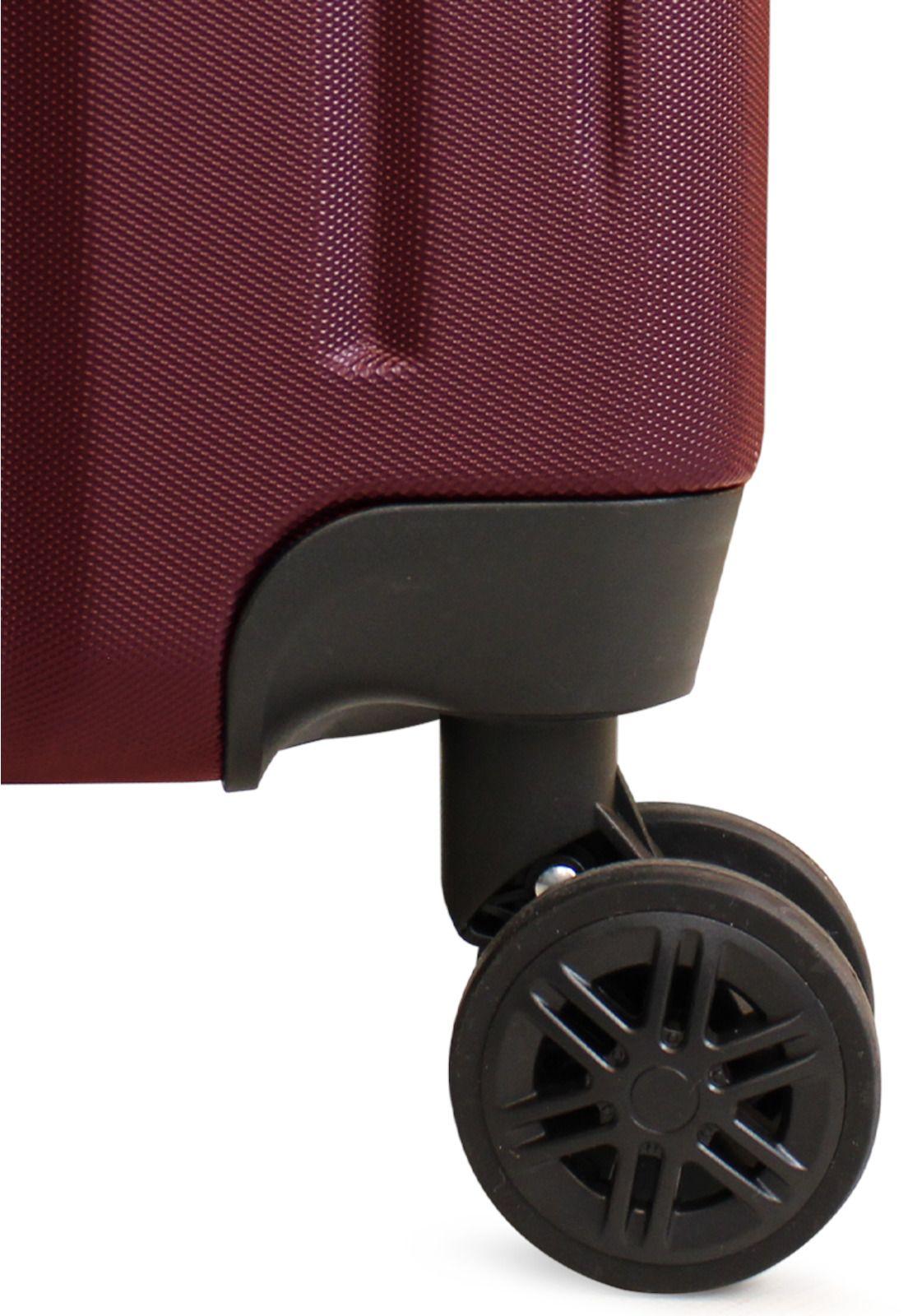 Maleta mediana Amsterdam M 20kg burdeo Nautica-4
