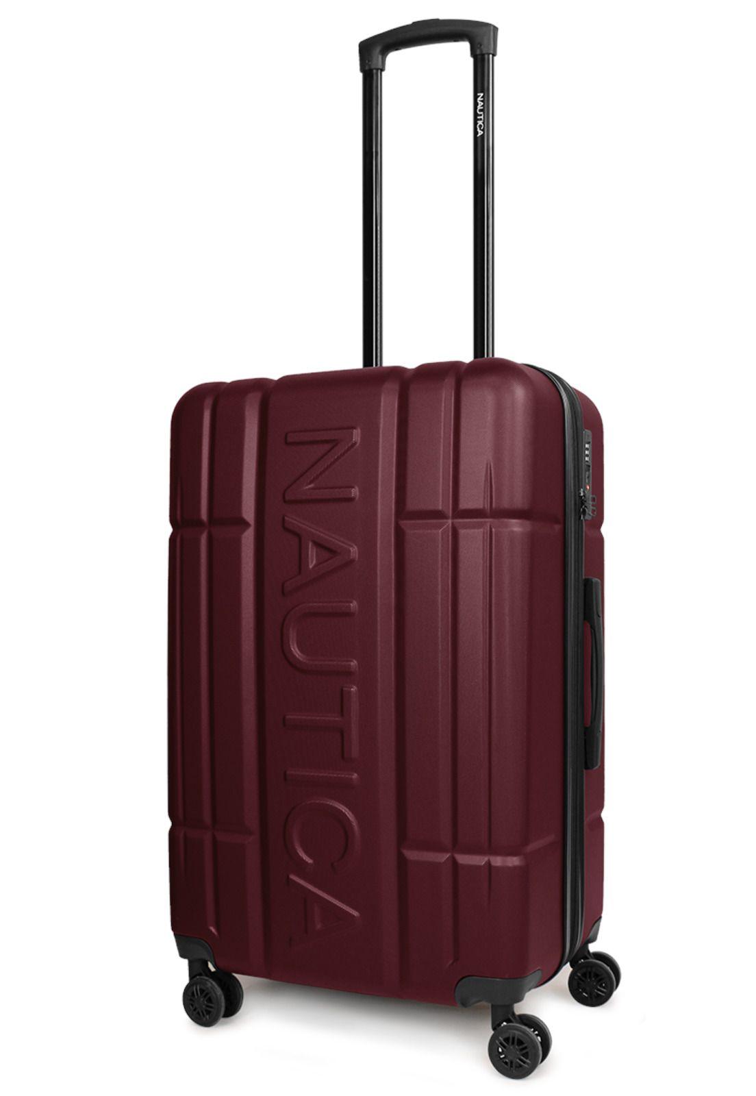 Maleta mediana Amsterdam M 20kg burdeo Nautica-6
