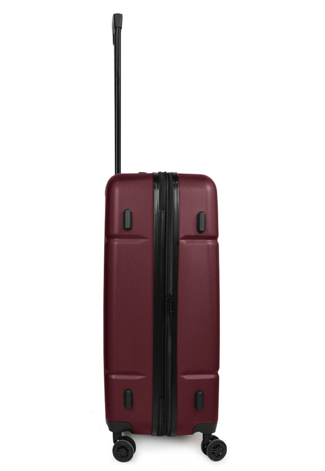 Maleta mediana Amsterdam M 20kg burdeo Nautica-8