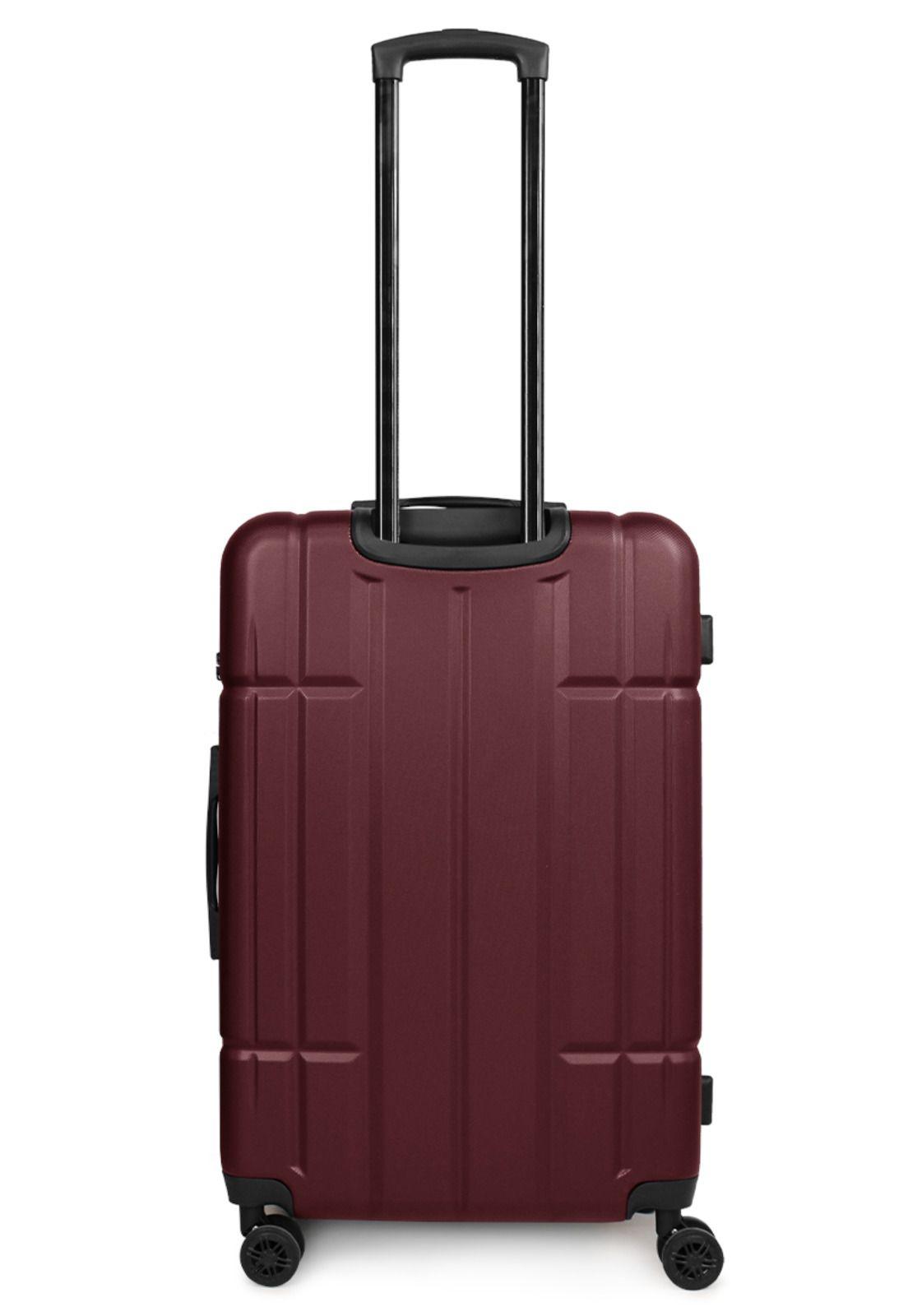 Maleta mediana Amsterdam M 20kg burdeo Nautica-9
