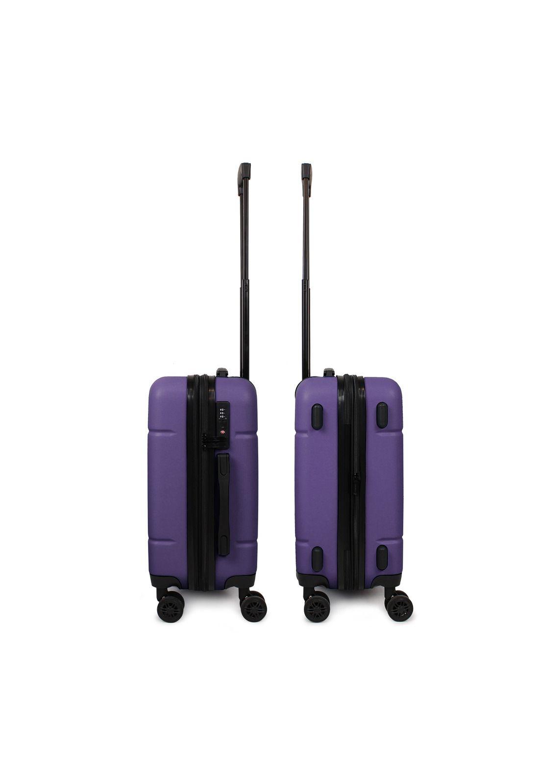 Maleta cabina Amsterdam S 10kg morada Nautica-6