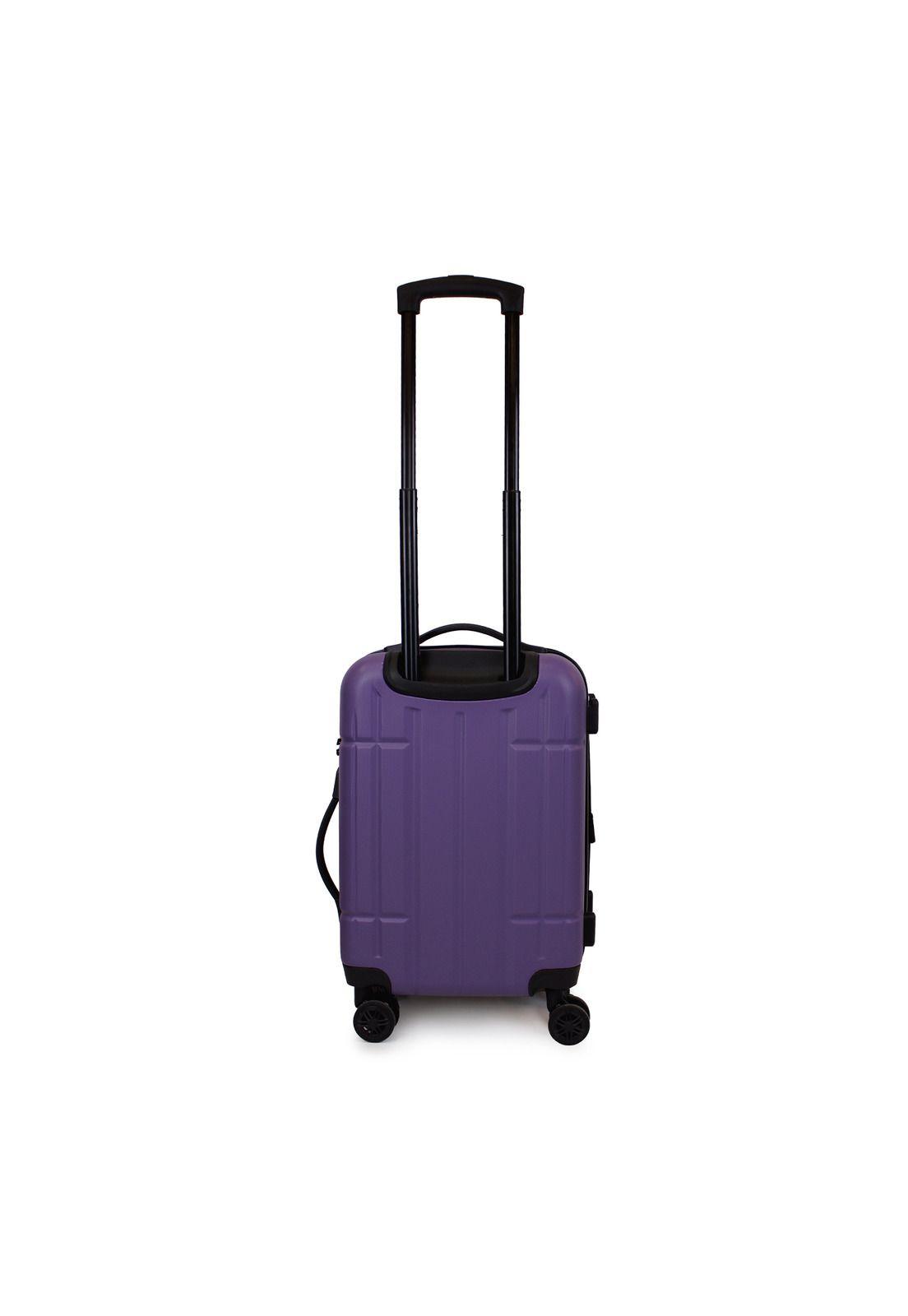 Maleta cabina Amsterdam S 10kg morada Nautica-7