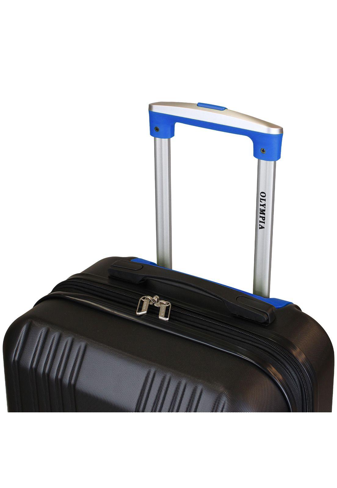 Maleta mediana Olympia 20kg negra-azul-4