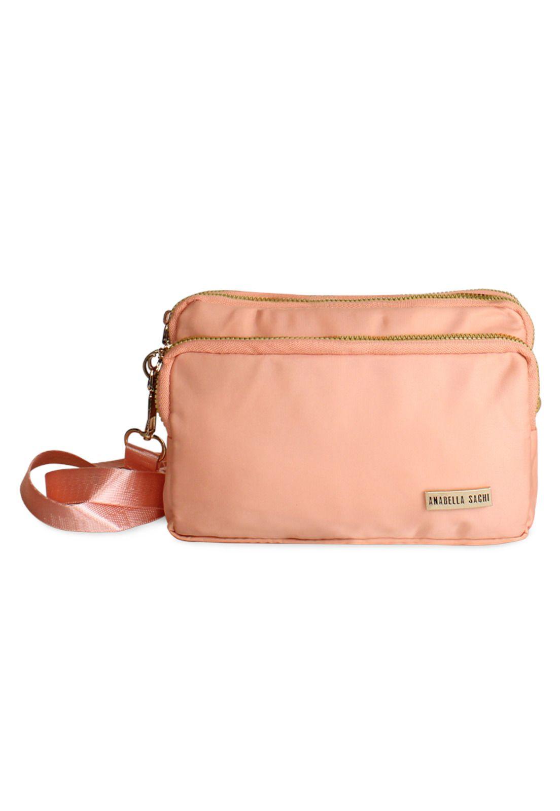 Cartera bandolera Kim rosada Anabella Sachi-0